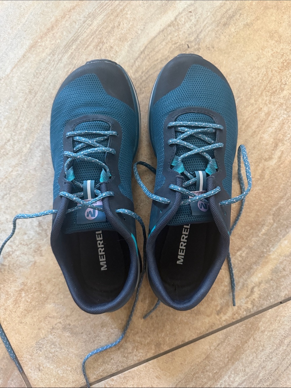 Merrell Navy and Teal Running Shoes